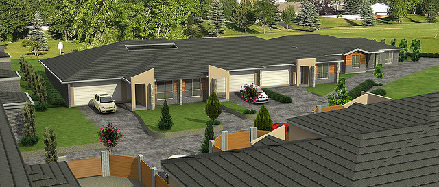 3d model residential building