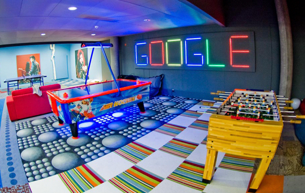 Colorful Office Design of Google