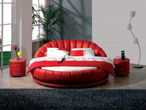 Creative and Unique round beds