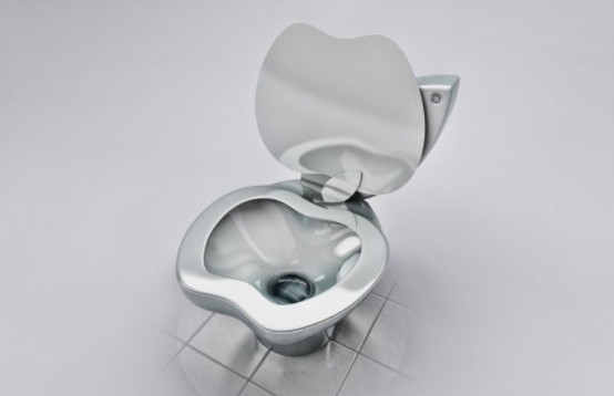 ipoo toilet for apple fans