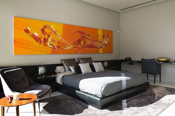 Bedroom Design Ideas at Modern Familiar House in Marbella by A-cero