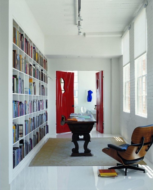 Interior Reading Room at Collector’s Loft