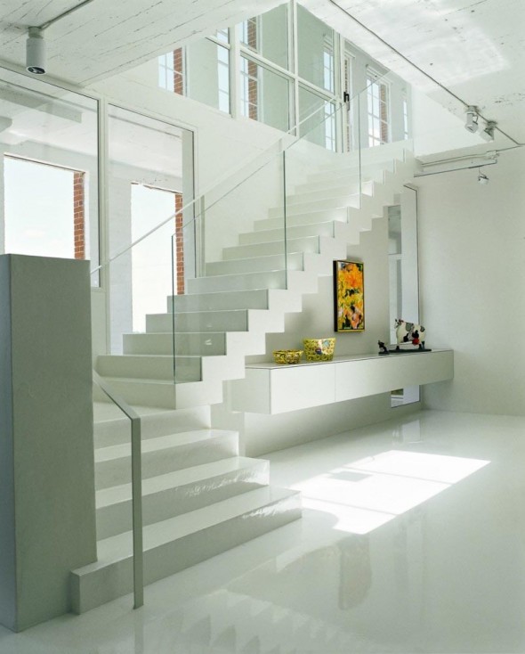 Interior Stairs at Collector’s Loft