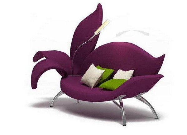 Modern Sofa by Albina Basharova Inspired by Flower