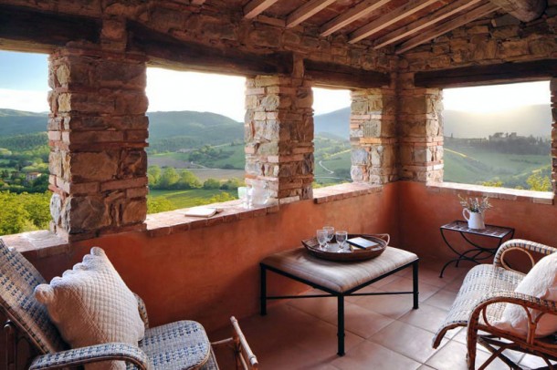 Villa Balcony with Beautiful View     Architecture Renderings