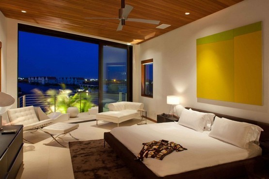 city view bedroom Bonaire House