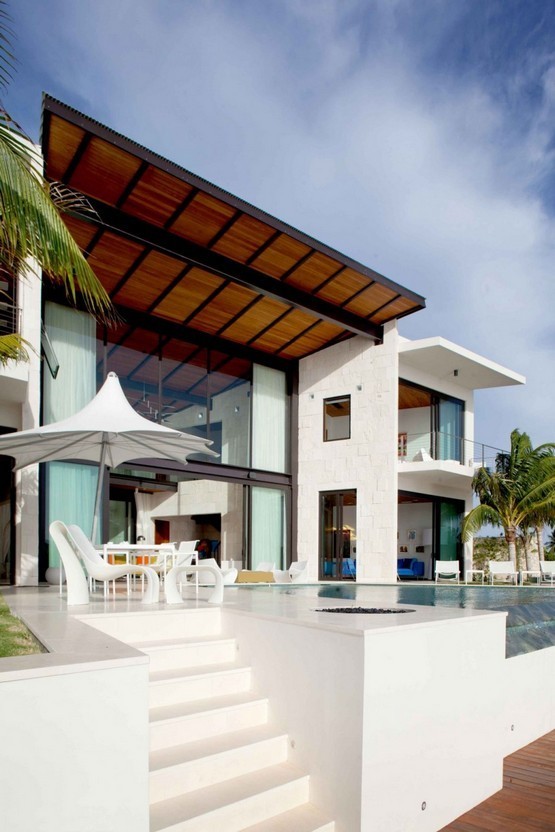 pool terrace Bonaire House