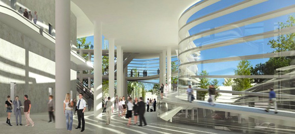 Interior Netanya City Hall by Yaniv Pardo Architects