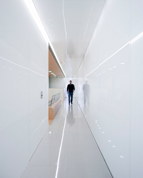 Translucent Glass Corridor