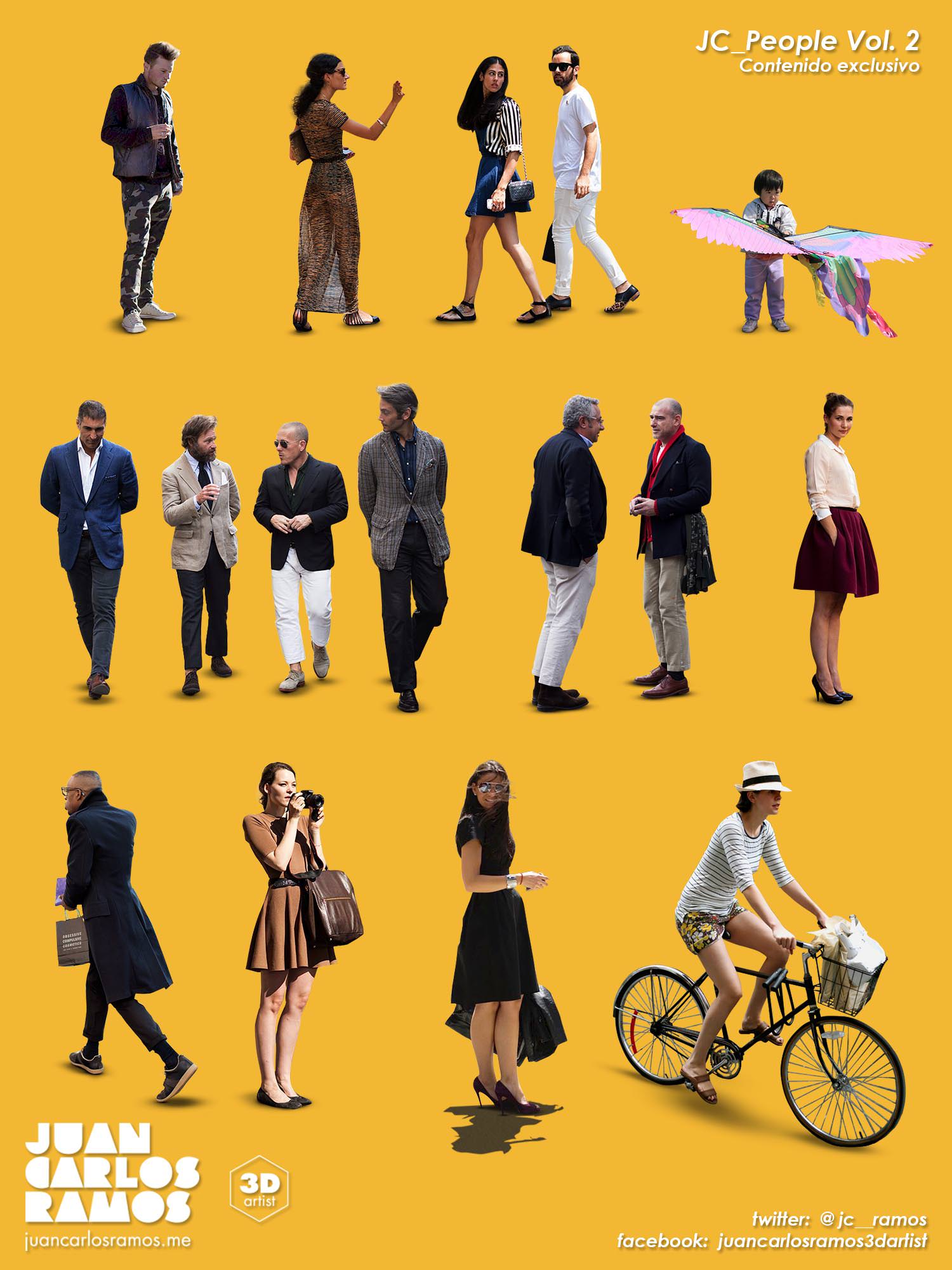 10 Free 2D Cut Out People By Juan Carlos Ramos